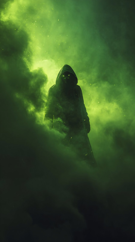 dark hooded fantasy figure 4k wallpaper free download