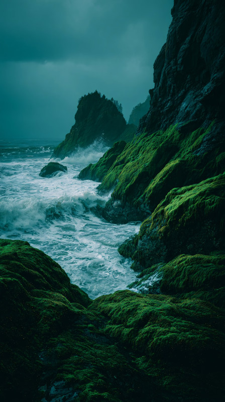 Majestic Ocean Cliffs 4K HD Wallpaper