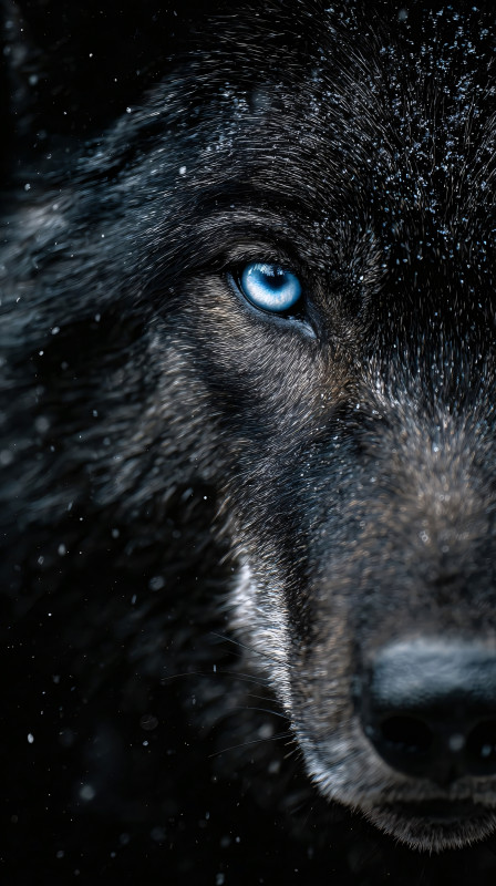 Majestic Wolf Close-Up 4K HD Wallpaper