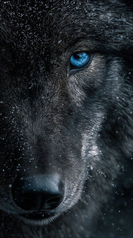 Majestic Wolf Close-Up 4K HD Wallpaper