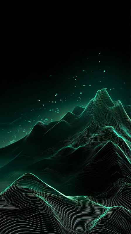 Stunning Abstract Mountain 4K Wallpaper