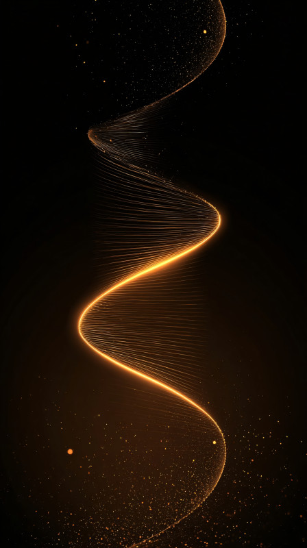 Stunning Golden Spiral 4K Abstract Wallpaper