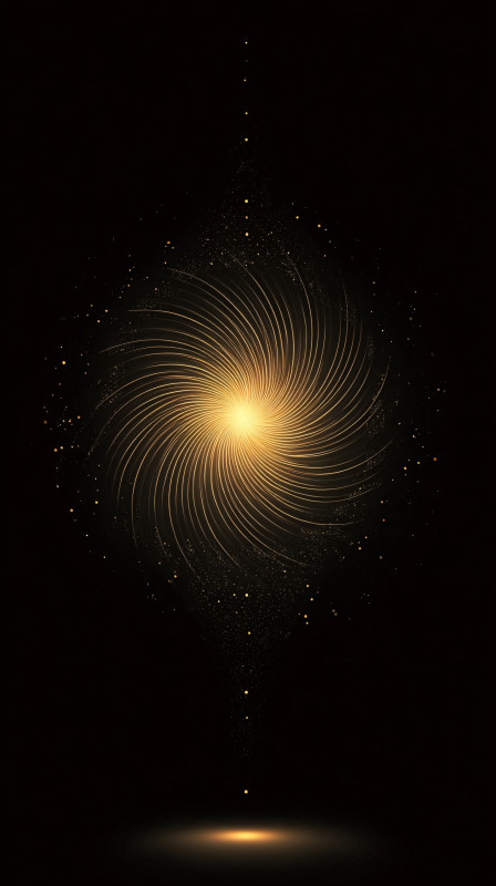 Swirling Cosmic Glow 4K HD Wallpaper